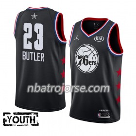 Barn Philadelphia 76ers Tröja Jimmy Butler 23 2019 All-Star Jordan Brand Svart Swingman
